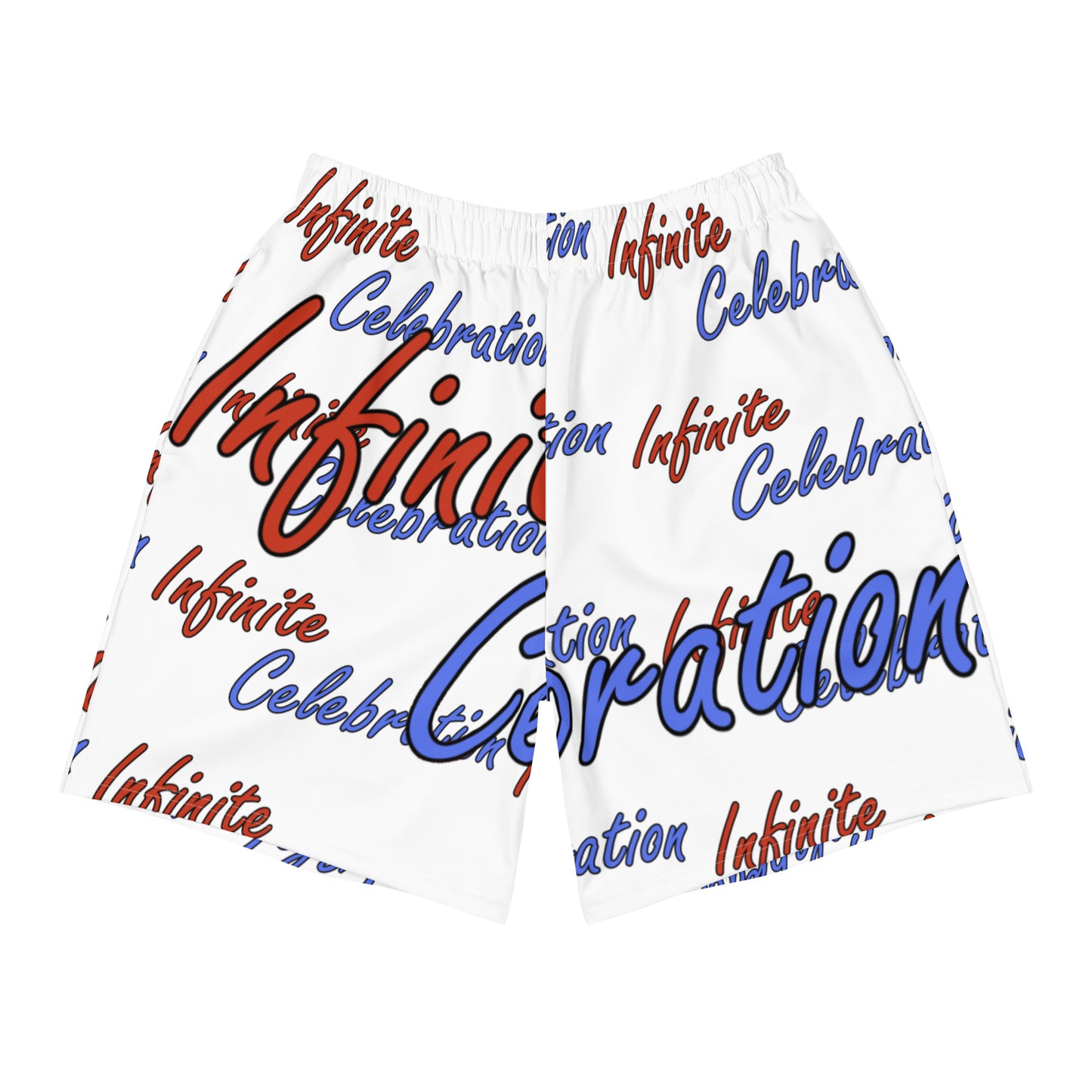 Men's White Infinite Athletic Shorts