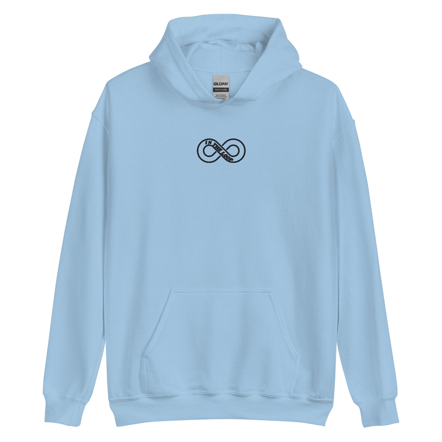 BLACK STITCH HOODIE