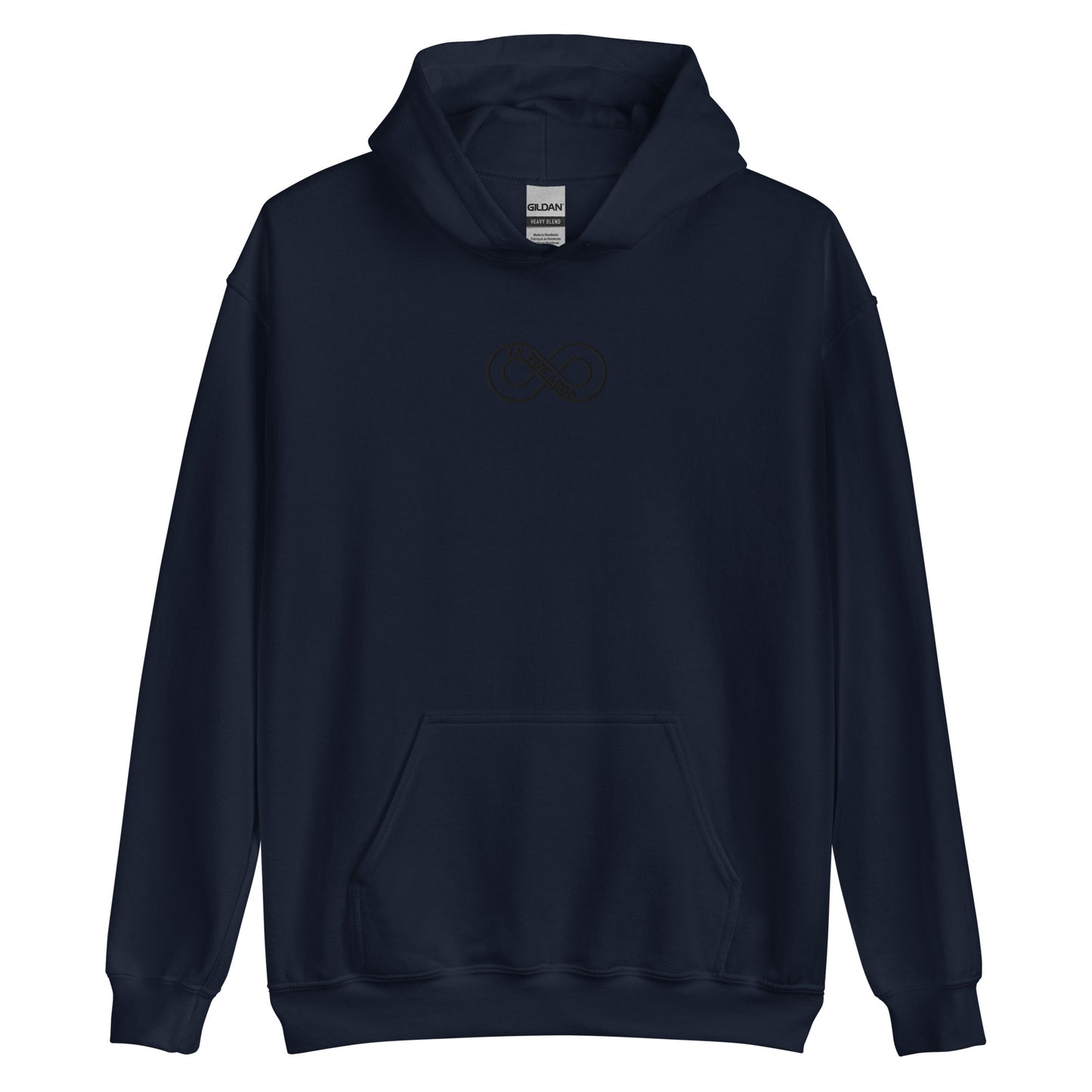 BLACK STITCH HOODIE