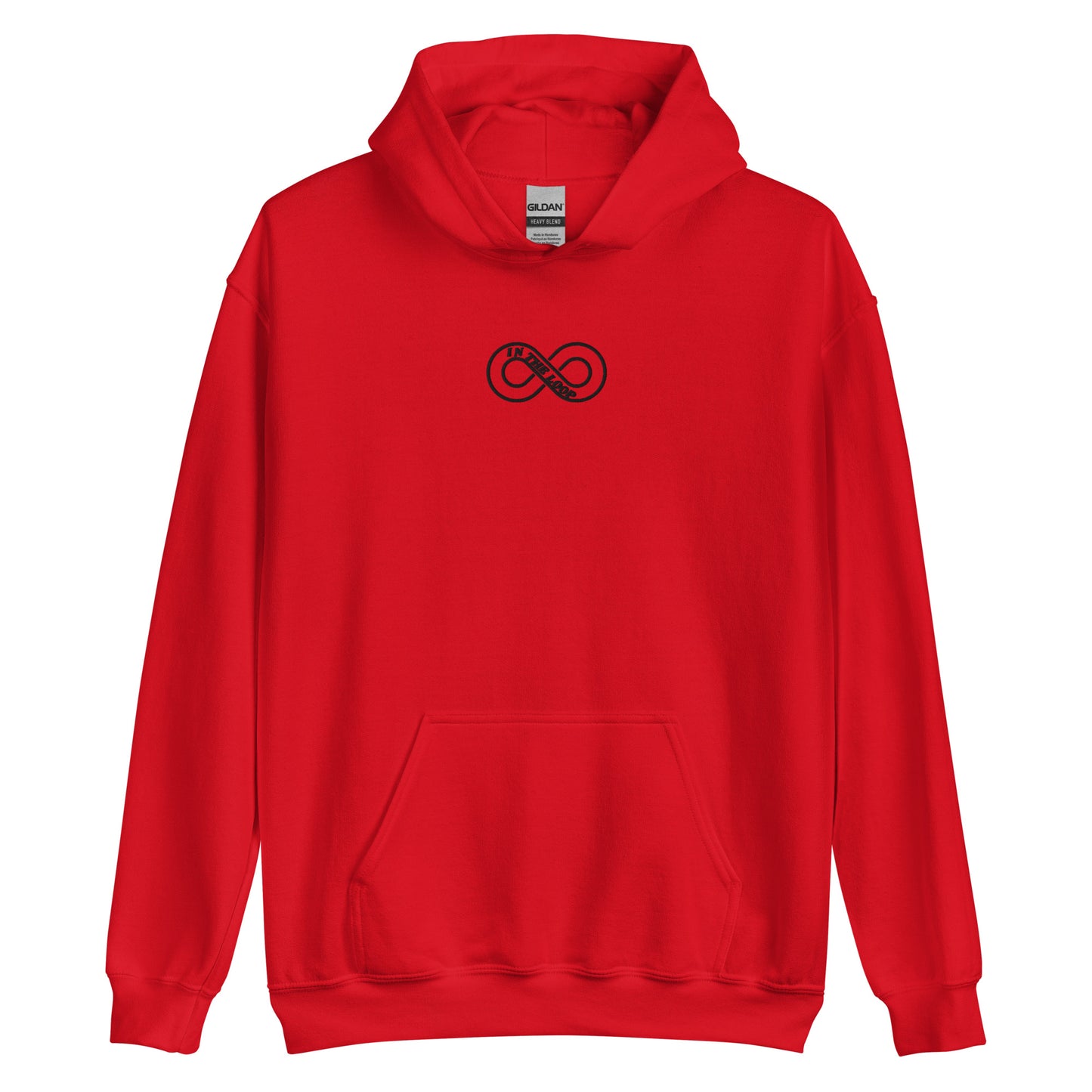 BLACK STITCH HOODIE