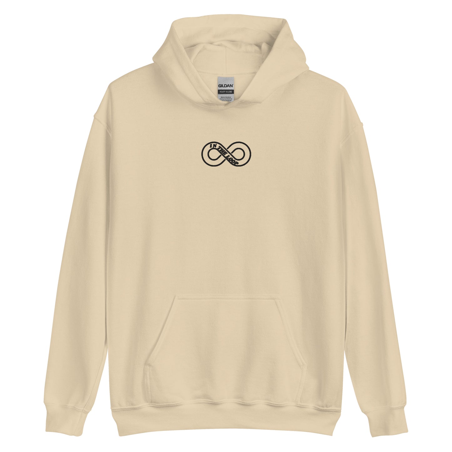 BLACK STITCH HOODIE